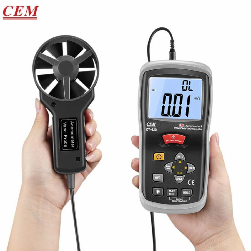 CEM DT-82 DT-618 DT-619 DT-620 DT-8893 DT-8894 DT-8880 Digital Professional Anemometer &Backlight Wind Speed Direction Industrial CEM DT-82 DT-618 DT-619 DT-620 DT-8893 DT-8894 DT-8880 Digital Professional Anemometer &Backlight Wind Speed Direction Industrial